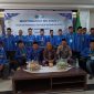 Pengurus APRI Sulbar foto bersama di acara Muswil I  Aula Asrama Haji Mamuju, Kompleks BTN Graha Nusa, Mamuju, Senin-Selasa, 30-31 Desmber 2024.