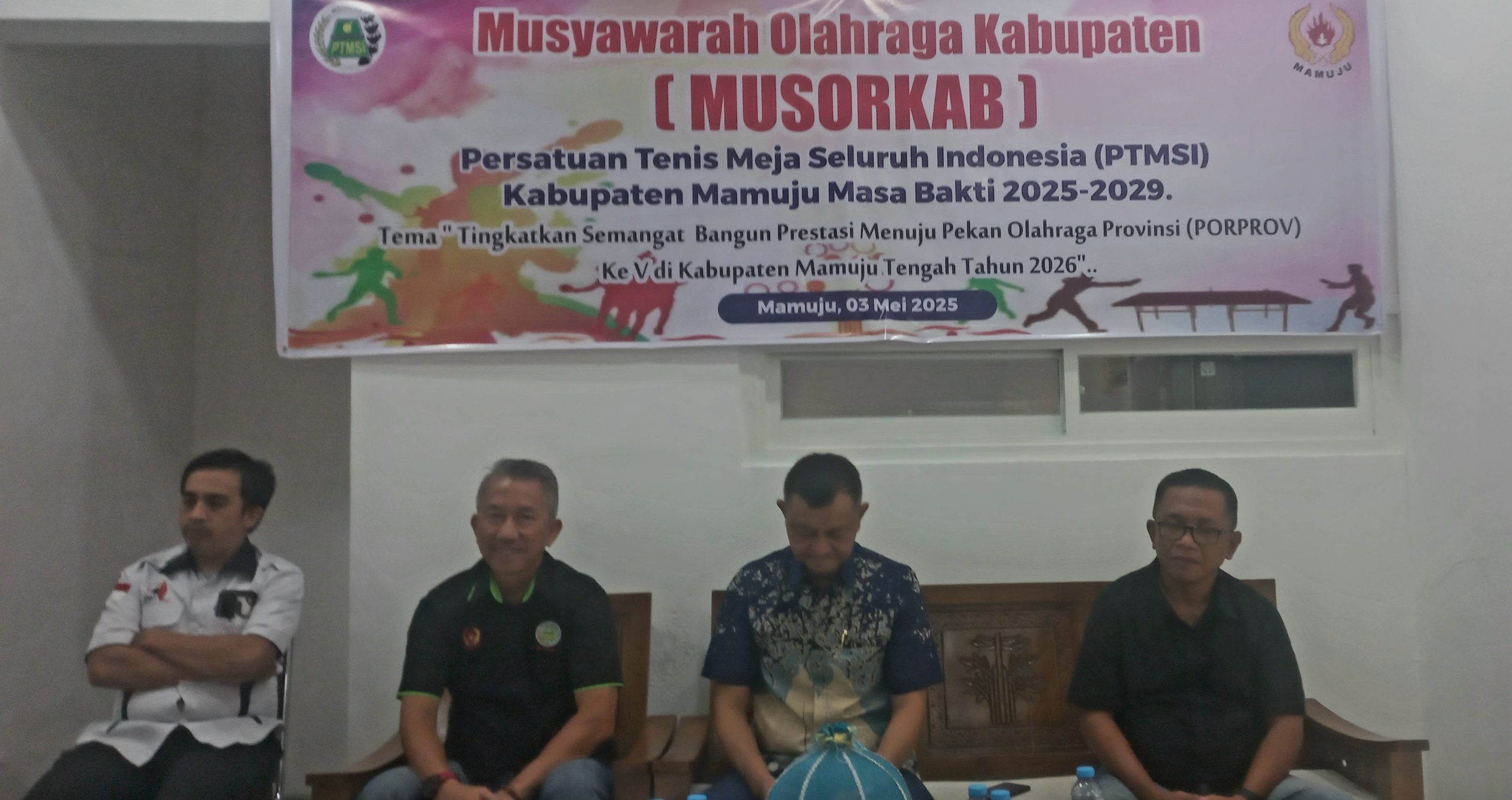 Musorkab Persatuan Tenis Meja Seluruh Indonesia Kabupaten Mamuju