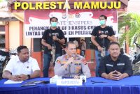 konferensiperss Oleh Kapolresta Mamuju, Kombes Pol Ferdyan Indra fahmi
