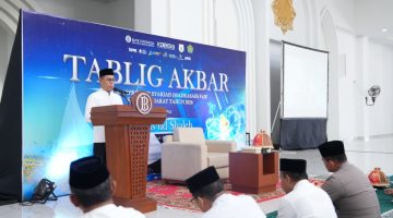 Tabligh Akbar Madrasah Fair 2026, Sekprov Junda Maulana Dorong Ekonomi Syariah Dimulai dari Keluarga