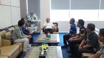 Kadis ESDM Sulbar Dampingi Gubernur Suhardi Duka Terima Manager PLN UP2K Sulbar, Bahas Percepatan Lisdes dan Peningkatan Elektrifikasi Sulbar